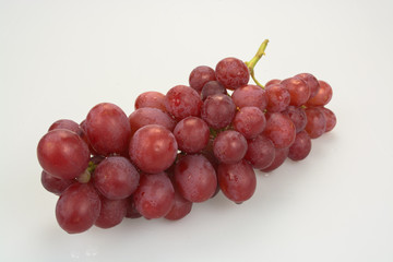 Grape against white backgroound.
