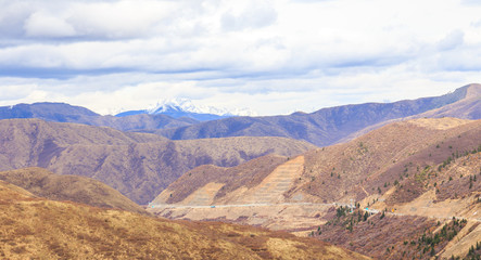 Fototapeta na wymiar landscape at tibet,china