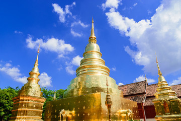 Golden pagoda of three peaks.