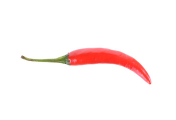 Red pepper isolated on white