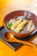 shrimp soba