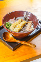 shrimp soba