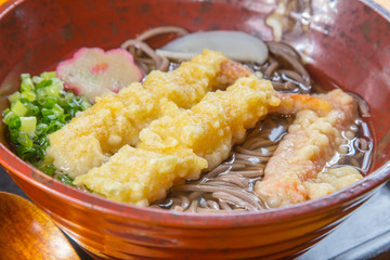 shrimp soba