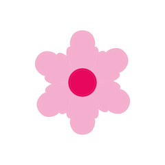 Fototapeta na wymiar Beautiful flower gardening icon vector illustration graphic design