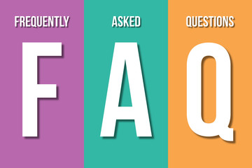 FAQ, frequently asked question concept