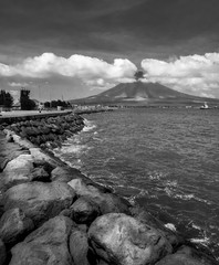 Mayan Volcano from the Legazpi pier.