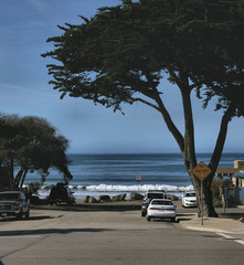 Breaking Waves/Near the beach at Pismo Beach, CA