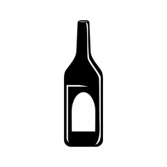 Winne bottle beverage icon vector illustration graphic design