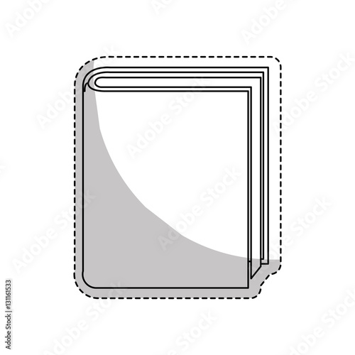 "closed book icon image vector illustration design " Stock image and
