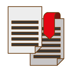 document paper icon image vector illustration design 