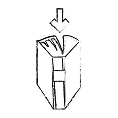 book download related hand drawn icons image vector illustration 