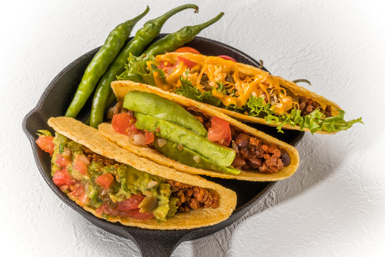 タコスセット　メキシコ料理　Tacos set of the Mexican food