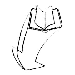 book download related hand drawn icons image vector illustration 