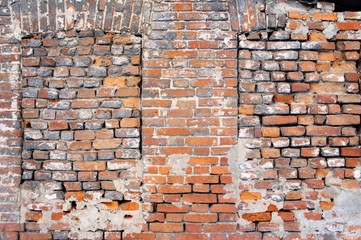 background old brick walls