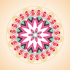 Bohemian concept with icon design, vector illustration 10 eps graphic.