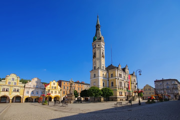 Fototapeta premium Ladek-Zdroj (Bad Landeck) im Glatzer Land, Schlesien - Ladek-Zdroj, in Klodzko Valley, Poland