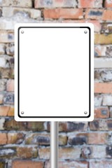 Road sign.