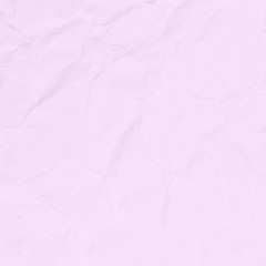 Fototapeta premium Crumpled light pink paper texture or paper background for design with copy space for text or image.