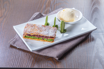 green tea dessert