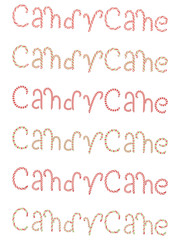 Candy Cane Words