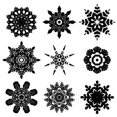 Decorative Snowflakes Set