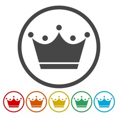 Crowns Icons set 