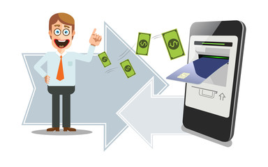 Digital Payment Gateway, The electronic transfer of money from one bank account to another via Mobile banking.