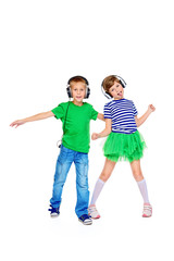 Fototapeta premium dancing children