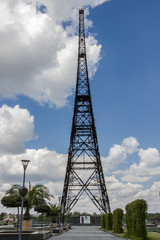 Historic radiostation tower in Gliwice, Poland