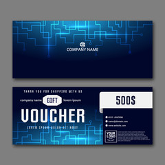 Gift Voucher Template.