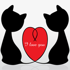 I Love you. Cat. Valentine