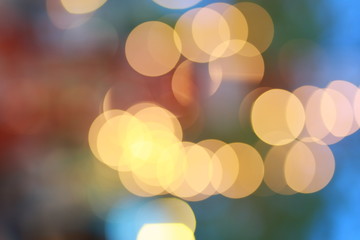 Abstract Circle bokeh background