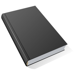 Book with black hard cover