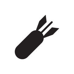 rocket bomb icon illustration