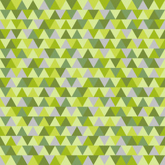 Forest triangle pattern, green grey geometric nature background