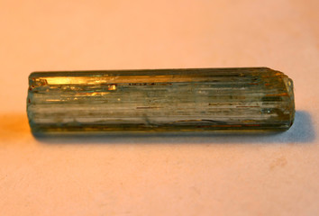 mineral gemstone beryl horizontally