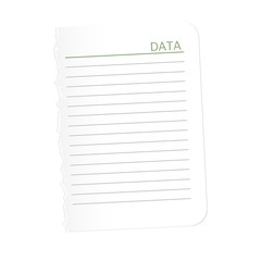 Design icon do list, a checklist, task list. Vector illustration of empty To do list for your design. Vector template.