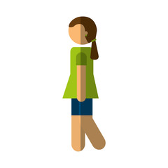 person walking isolated icon vector illustration design