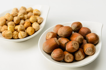 Nocciole, fuoco selettivo