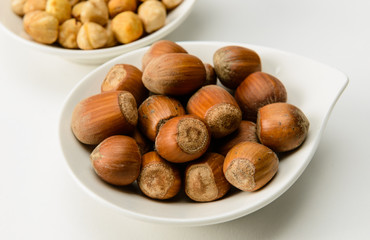 Nocciole, fuoco selettivo