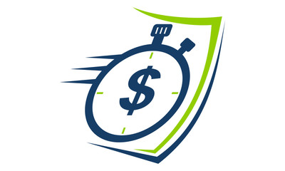 Obraz premium Fast Stopwatch Dollar