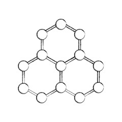 molecule structure isolated icon vector illustration design