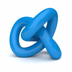 3D blue knot