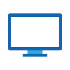 computer monitor isolated icon vector illustration design
