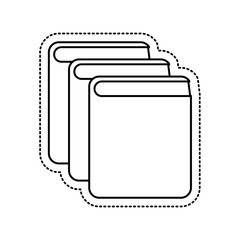 text book library isolated icon vector illustration design