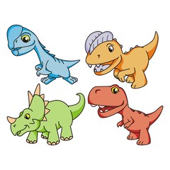 Dinosaur Set (Pack) H2 © OurklanCreative