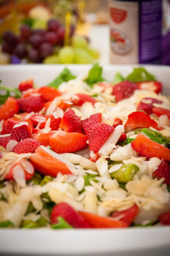 Erdbeeren Salat Fr&uuml;hling Sommer