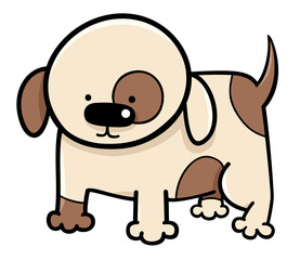 puppy cartoon illustration
