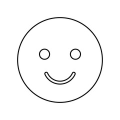 happy face isolated icon vector illustration design