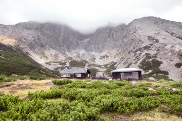 Old cottages in High Tatras, Slovakia